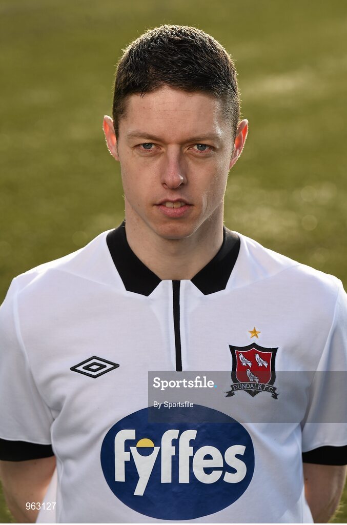 15 February 2015; Shane Grimes, Dundalk. Dundalk Squad and Player Portraits, Oriel Park, Dundalk, Co. Louth. Photo by Sportsfile
