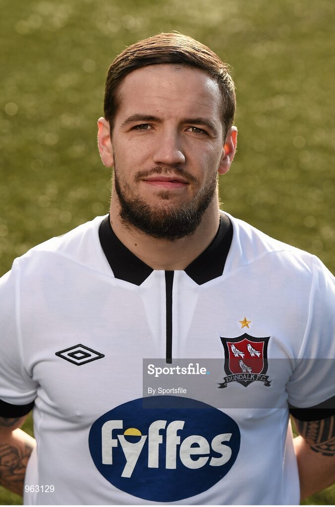 15 February 2015; Darren Meenan, Dundalk. Dundalk Squad and Player Portraits, Oriel Park, Dundalk, Co. Louth. Photo by Sportsfile