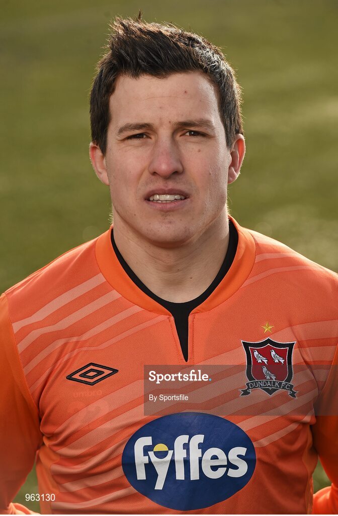15 February 2015; Gabriel Sava, Dundalk. Dundalk Squad and Player Portraits, Oriel Park, Dundalk, Co. Louth. Photo by Sportsfile