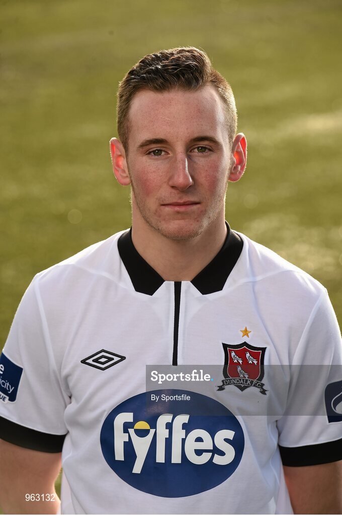 15 February 2015; Paul Finnegan, Dundalk. Dundalk Squad and Player Portraits, Oriel Park, Dundalk, Co. Louth. Photo by Sportsfile