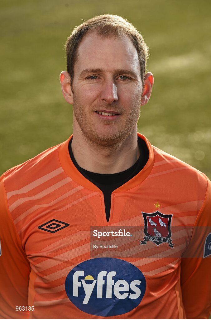15 February 2015; Gary Rogers, Dundalk. Dundalk Squad and Player Portraits, Oriel Park, Dundalk, Co. Louth. Photo by Sportsfile