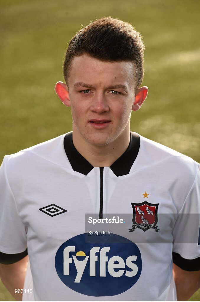 15 February 2015; Michael O'Connor, Dundalk. Dundalk Squad and Player Portraits, Oriel Park, Dundalk, Co. Louth. Photo by Sportsfile