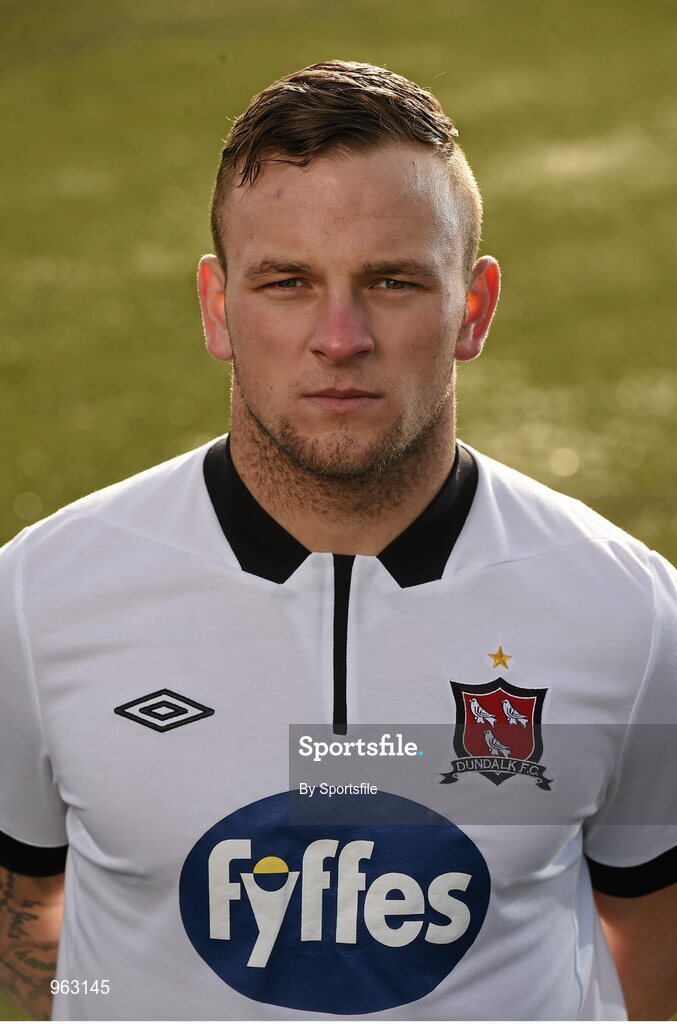 15 February 2015; Paddy Barrett, Dundalk. Dundalk Squad and Player Portraits, Oriel Park, Dundalk, Co. Louth. Photo by Sportsfile