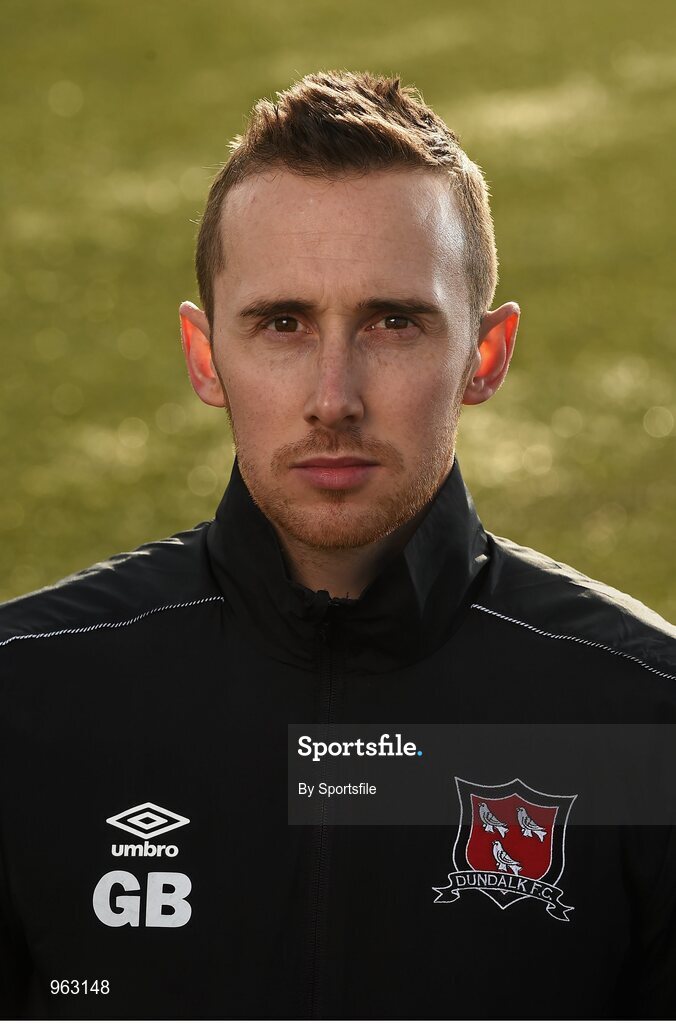 15 February 2015; Graham Byrne, Dundalk. Dundalk Squad and Player Portraits, Oriel Park, Dundalk, Co. Louth. Photo by Sportsfile