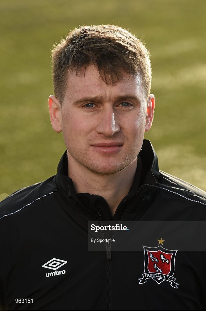 15 February 2015; Fergal Kerin, Dundalk. Dundalk Squad and Player Portraits, Oriel Park, Dundalk, Co. Louth. Photo by Sportsfile