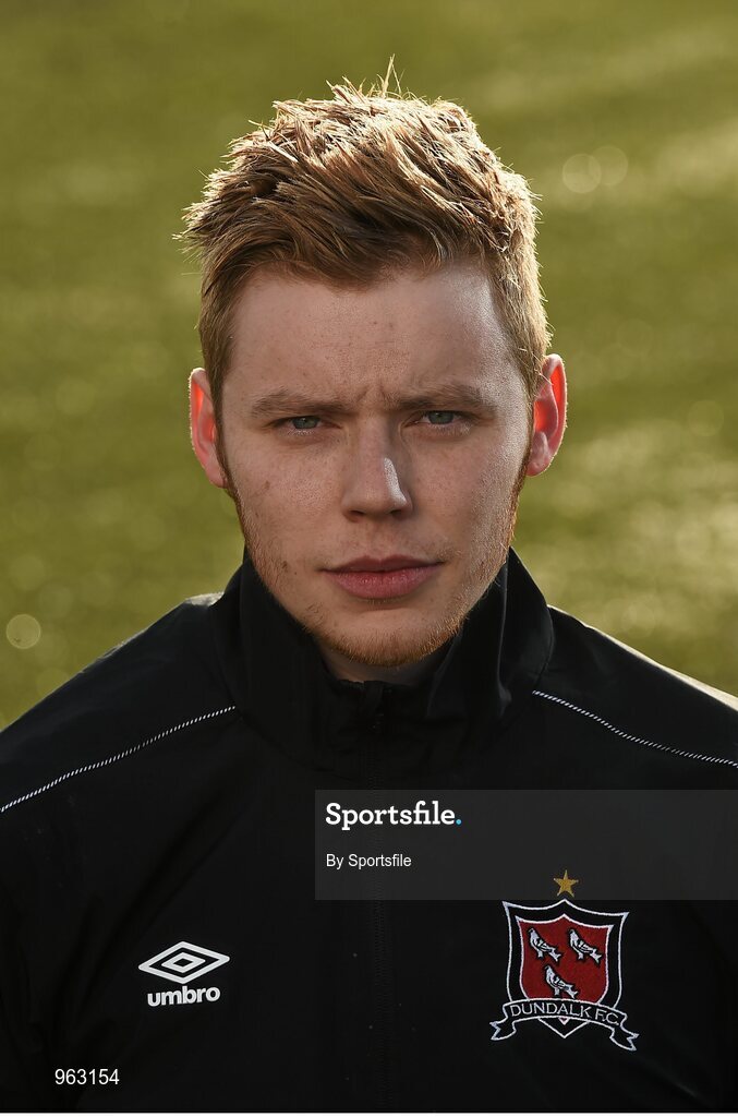 15 February 2015; Sam Rice, Dundalk. Dundalk Squad and Player Portraits, Oriel Park, Dundalk, Co. Louth. Photo by Sportsfile