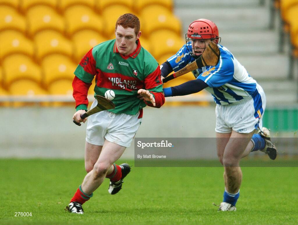 2 December 2007; Keith Hehir, Birr, in action against Cathal Ryan, Ballyboden St Enda's. AIB Leinster Club Hurling Championship Final, Loughmore-Castleiney, Birr, Offaly, v Ballyboden St Enda's, Dublin, O'Connor Park, Tullamore, Co. Offaly. Picture credit; Matt Browne / SPORTSFILE