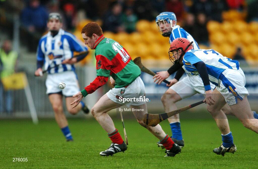 2 December 2007; Keith Hehir, Birr, in action against Cathal Ryan, Ballyboden St Enda's. AIB Leinster Club Hurling Championship Final, Loughmore-Castleiney, Birr, Offaly, v Ballyboden St Enda's, Dublin, O'Connor Park, Tullamore, Co. Offaly. Picture credit; Matt Browne / SPORTSFILE