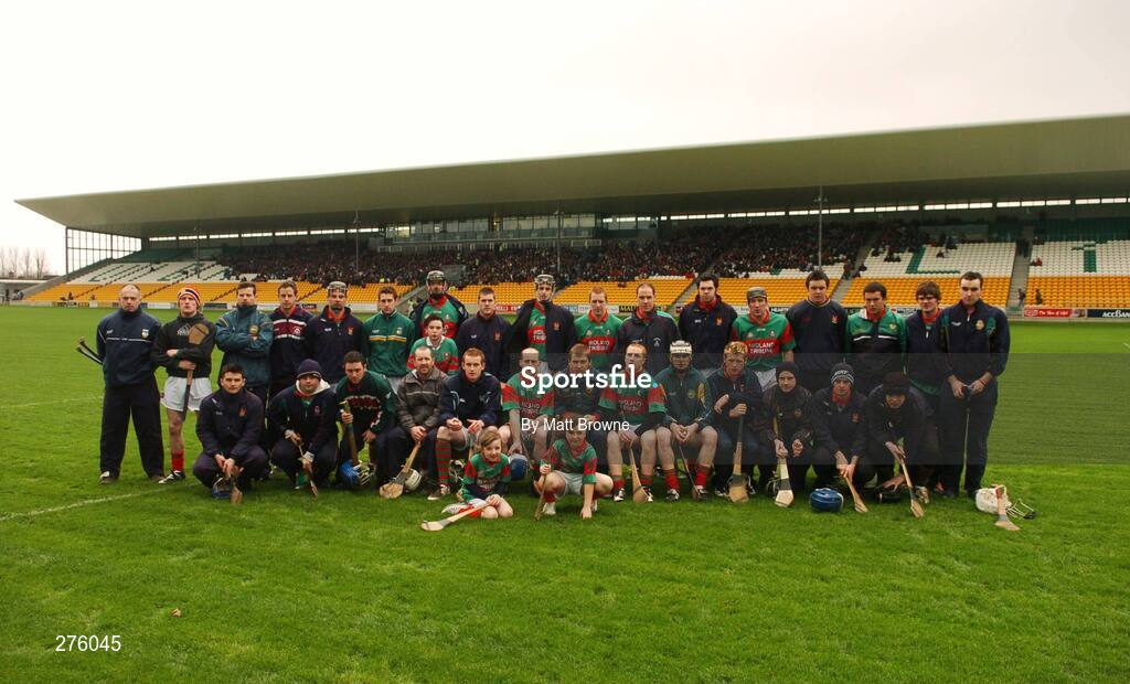 2 December 2007; The Birr squad. AIB Leinster Club Hurling Championship Final, Loughmore-Castleiney, Birr, Offaly, v Ballyboden St Enda's, Dublin, O'Connor Park, Tullamore, Co. Offaly. Picture credit; Matt Browne / SPORTSFILE
