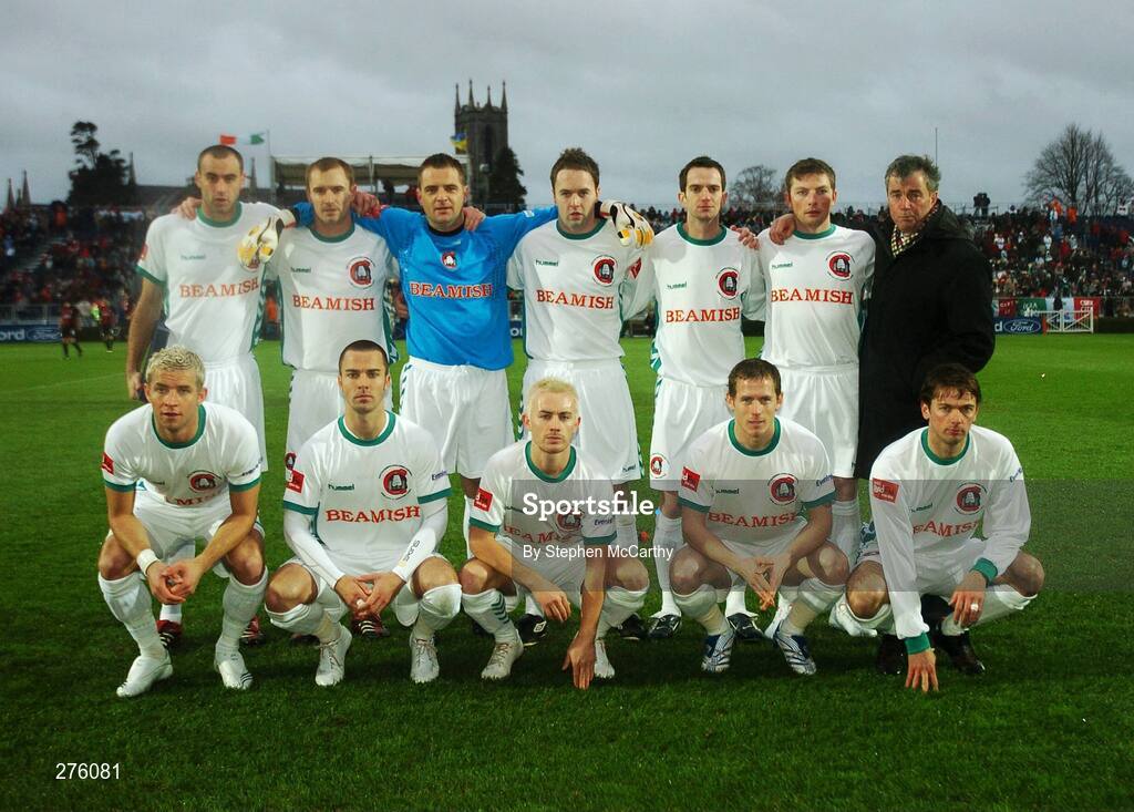 2 December 2007; The Cork City team. FAI Ford Cup Final, Cork City v Longford Town, RDS, Ballsbridge, Dublin. Picture credit; Stephen McCarthy / SPORTSFILE