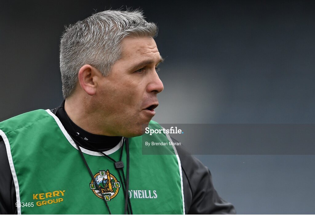 15 February 2015; Austin Stacks manager Stephen Stack. AIB GAA Football All-Ireland Senior Club Championship, Semi-Final, Austin Stacks v Slaughtneil, O'Moore Park, Portlaoise, Co. Laois. Picture credit: Brendan Moran / SPORTSFILE
