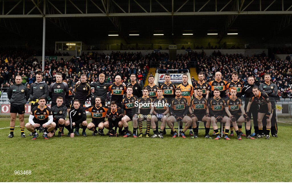 15 February 2015; The Austin Stacks squad. AIB GAA Football All-Ireland Senior Club Championship, Semi-Final, Austin Stacks v Slaughtneil, O'Moore Park, Portlaoise, Co. Laois. Picture credit: Brendan Moran / SPORTSFILE