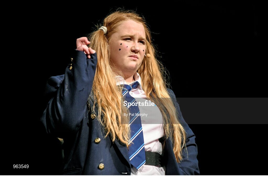 14 February 2015; Rachel Lyons, St. Patrick’s, Ardagh, Co. Longford, competing in the Story Telling competition during the All-Ireland Scór na nÓg Championship Finals 2015. Citywest Hotel, Saggart, Co. Dublin. Picture credit: Pat Murphy / SPORTSFILE