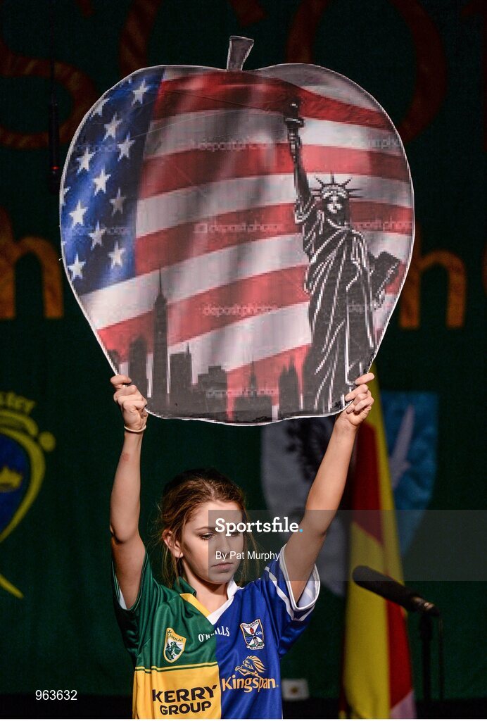 14 February 2015; The The Downs, Co. Westmeath, team of Paul Lynam, Tom Tuite, Donal Doherty, Matthew Cunningham, Niamh Rowan, Serena Wynne, Megan Keenaghan and Ruairi Shiel, competing in the Leiriu competition during the All-Ireland Scór na nÓg Championship Finals 2015. Citywest Hotel, Saggart, Co. Dublin. Picture credit: Pat Murphy / SPORTSFILE