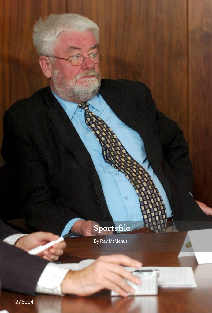 22 November 2007; GAA Public Relations Officer Danny Lynch at a press conference when it was announced that Paraic Duffy, from Scotstown, Co Monaghan, will succeed Liam Mulvihill as Director General (Ard Stiúrthóir) of the Association. Croke Park, Dublin. Picture credit; Ray McManus / SPORTSFILE