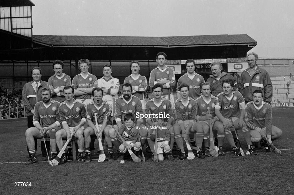 17 March 1990; The Ballybrown team. All Ireland Senior Hurling Club Final, Ballybrown, Co. Limerick, v Ballyhale Shamrocks, Co. Kilkenny, Croke Park, Dublin. Picture credit; Ray McManus / SPORTSFILE