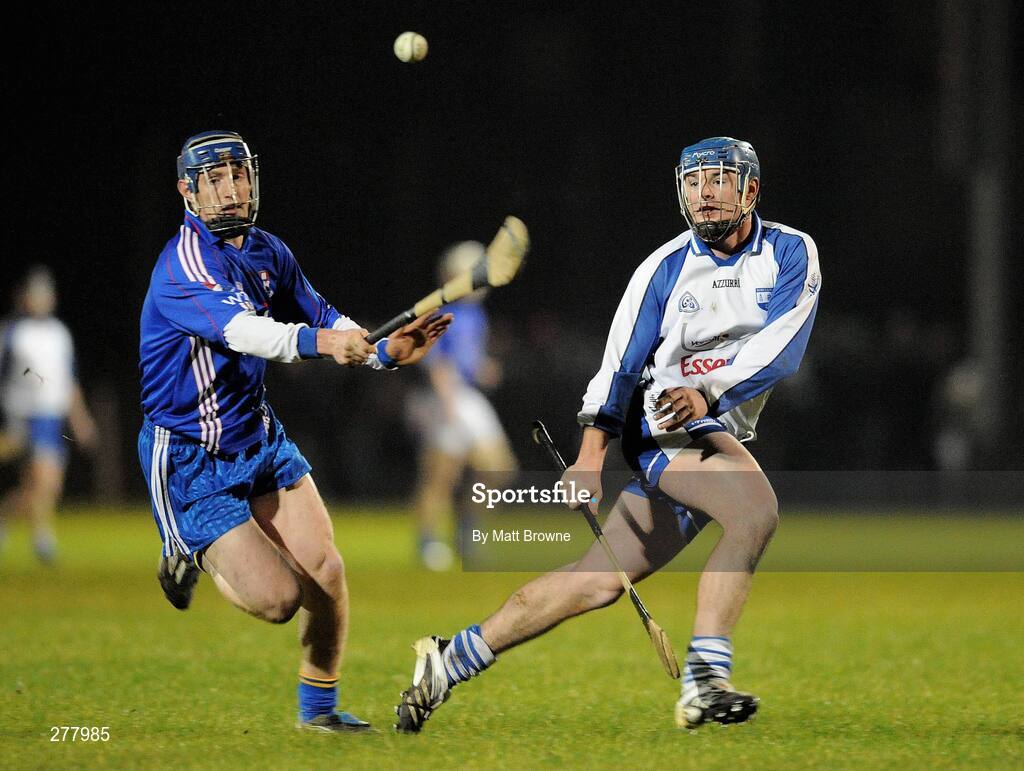 2 January 2008; Shane Walsh, Waterford, in action against Conor Cooney, Waterford Institute of Technology. Waterford Crystal tournament, Waterford v Waterford Institute of Technology, St Molleran's club, Carrick-On-Suir, Co. Tipperary. Picture credit: Matt Browne / SPORTSFILE