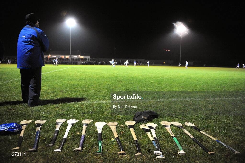 2 January 2008; The Waterford manager Justin McCarthy watches from the sideline. Waterford Crystal tournament, Waterford v Waterford Institute of Technology, St Molleran's club, Carrick-On-Suir, Co. Tipperary. Picture credit: Matt Browne / SPORTSFILE