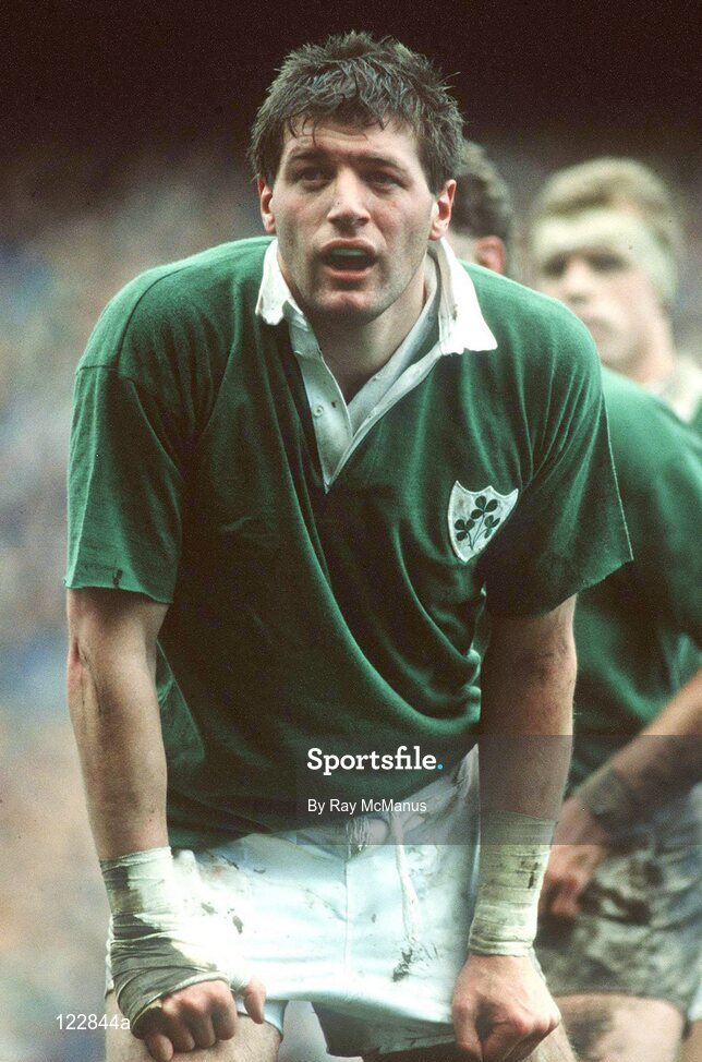 2 March 1991; Neil Francis, Ireland. Five Nations Rugby Championship, Ireland v England, Lansdowne Road, Dublin. Picture credit: Ray McManus / SPORTSFILE