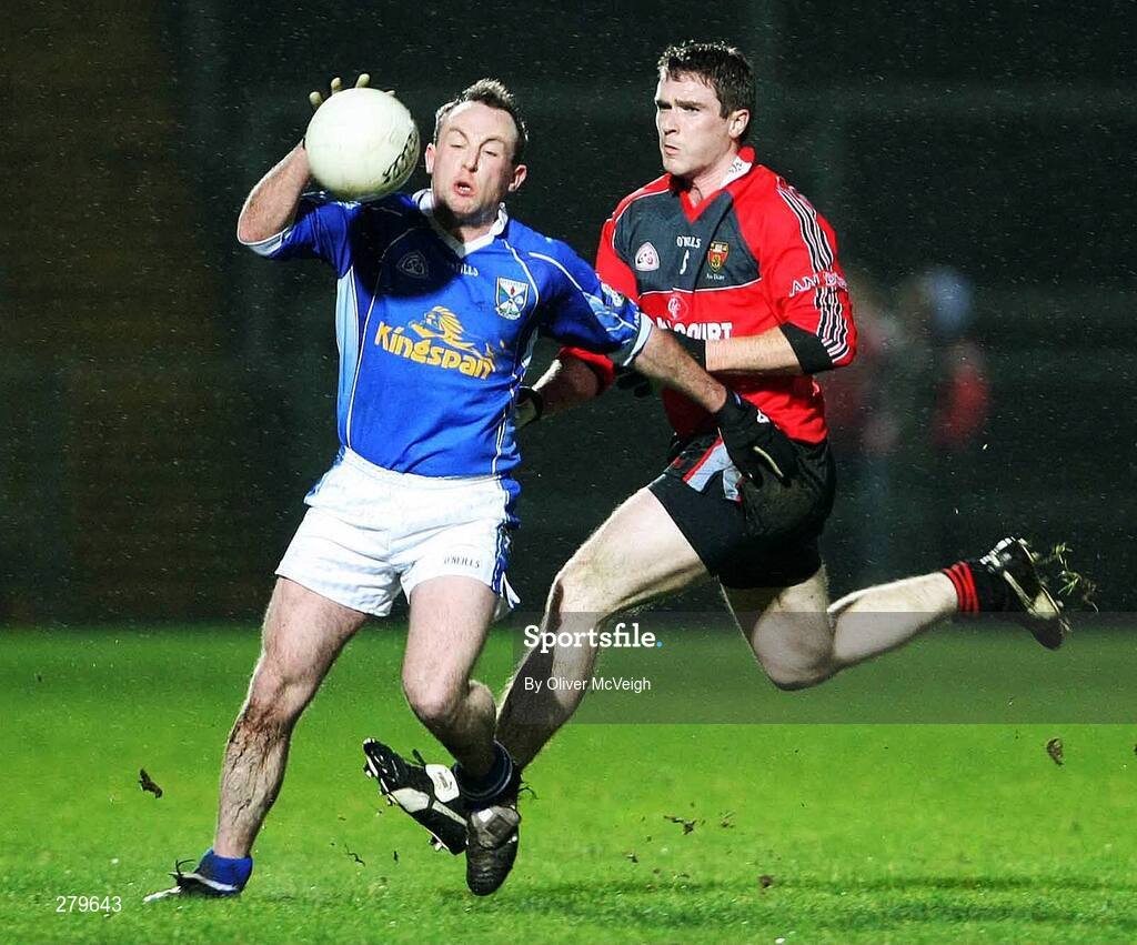 21 January 2008; Rory Donoghue, Cavan, in action against Liam Doyle, Down. McKenna Cup semi-final, Down v Cavan, Paric Esler, Newry, Co. Down. Picture credit; Oliver McVeigh / SPORTSFILE