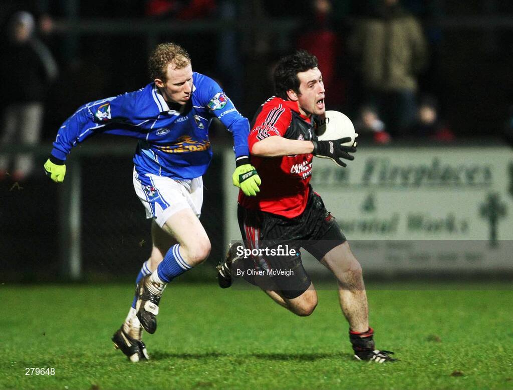 21 January 2008; Kevin McKernan, Down, in action against Kevin Fannin, Cavan. McKenna Cup semi-final, Down v Cavan, Paric Esler, Newry, Co. Down. Picture credit; Oliver McVeigh / SPORTSFILE