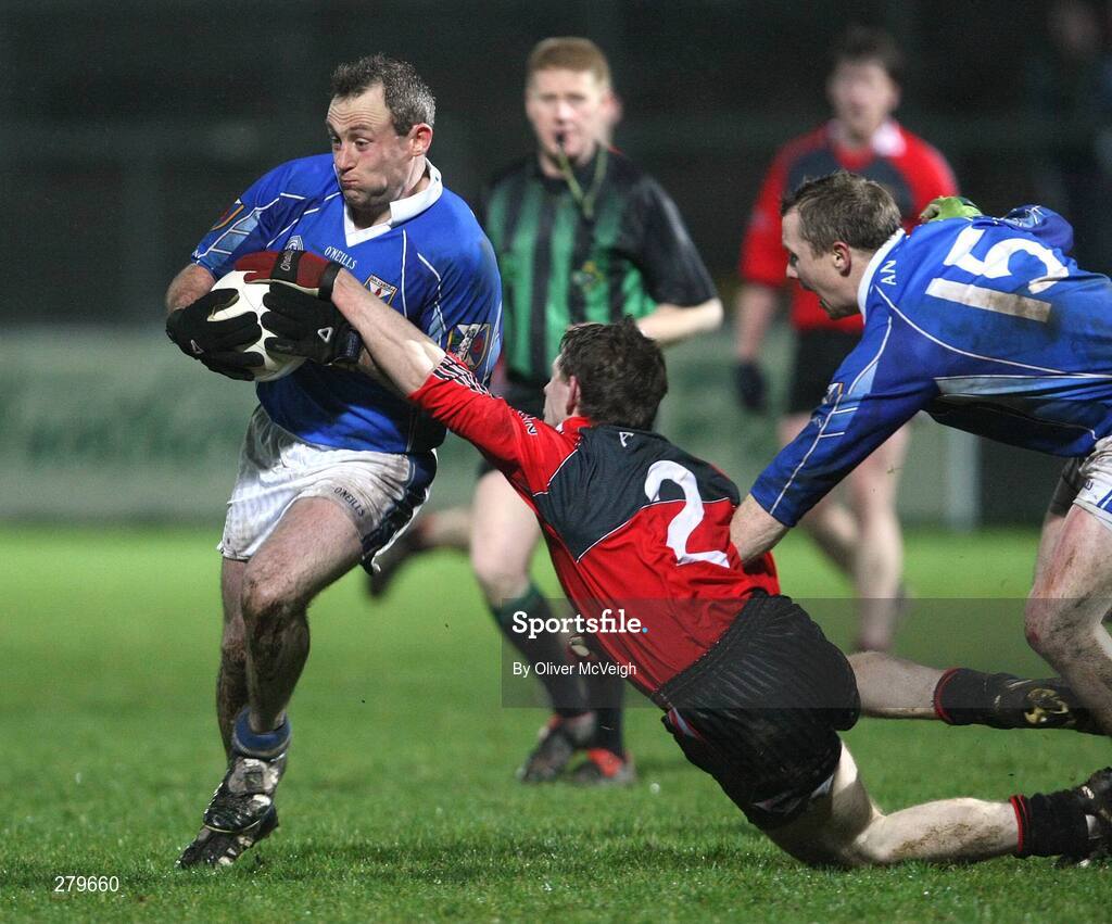 21 January 2008; Rory Donoghue, Cavan, in action against Ciaran McGovern, Down. McKenna Cup semi-final, Down v Cavan, Paric Esler, Newry, Co. Down. Picture credit; Oliver McVeigh / SPORTSFILE