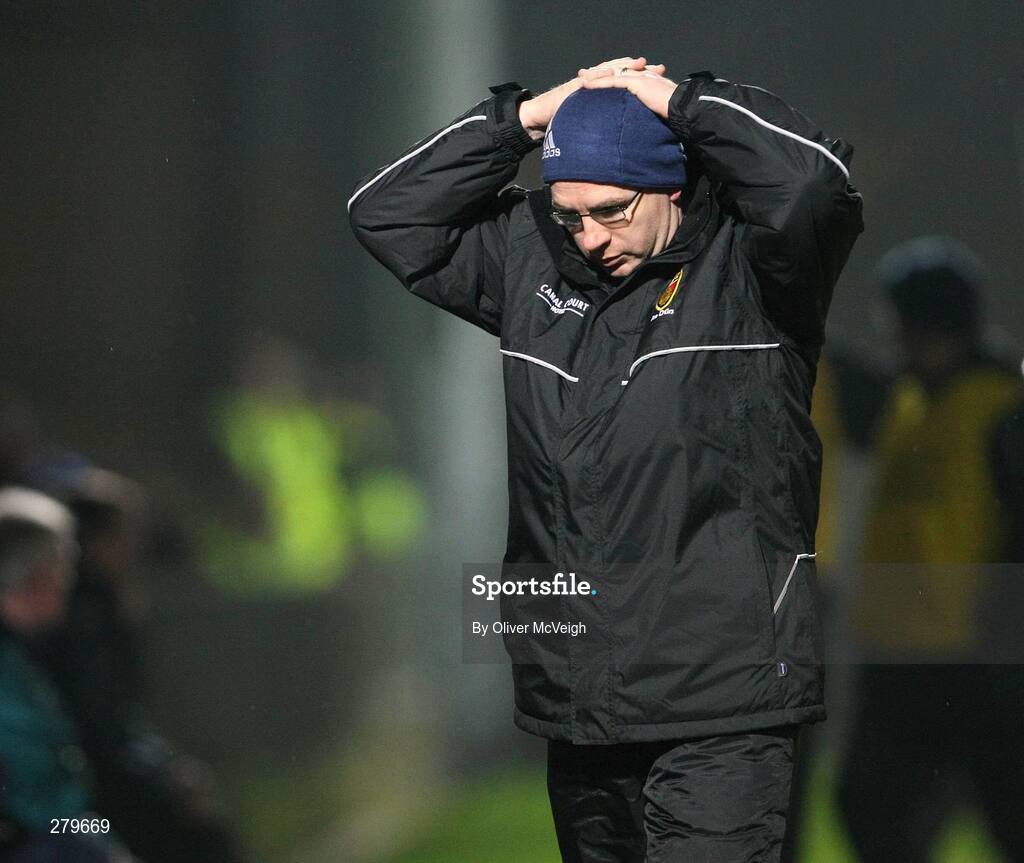 21 January 2008; Down manager Ross Carr. McKenna Cup semi-final, Down v Cavan, Paric Esler, Newry, Co. Down. Picture credit; Oliver McVeigh / SPORTSFILE