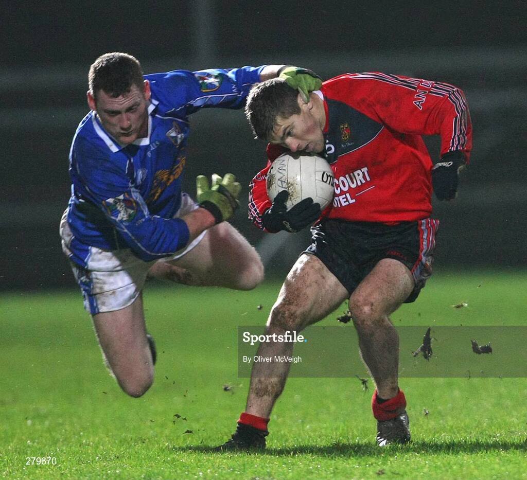 21 January 2008; Ronan Sexton, Down, in action against Lorcan Mulvey, Cavan. McKenna Cup semi-final, Down v Cavan, Paric Esler, Newry, Co. Down. Picture credit; Oliver McVeigh / SPORTSFILE