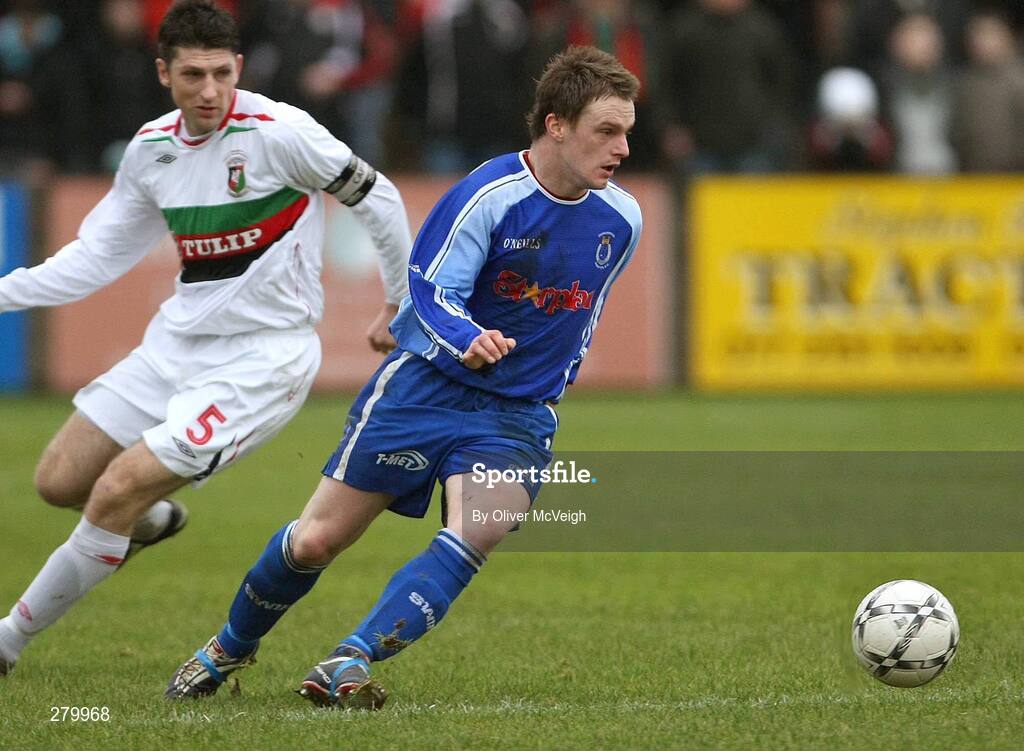 19 January 2008; Jamie Tumelty, Dungannon Swifts. Carnegie Premier League, Dungannon Swifts v Glentoran, Stangmore Park, Dungannon, Co. Tyrone. Picture credit; Oliver McVeigh / SPORTSFILE