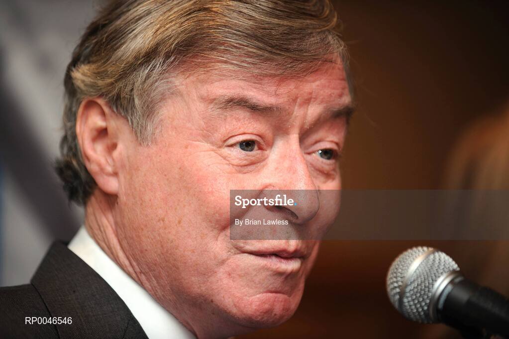 24 January 2008;  Minister for Arts, Sport and Tourism, Mr. Seamus Brennan T.D. speaking at the announcement of details of the Irish Sports Council Budget for 2008. The wide range of Irish sports, from angling to volleyball, gathered today to hear the Minister for Arts, Sport and Tourism, Mr. Seamus Brennan T.D. announce Ä13.5 million in funding for governing bodies for 2008. Conrad Dublin Hotel, Earlsfort Terrace, Dublin. Picture credit: Brian Lawless / SPORTSFILE