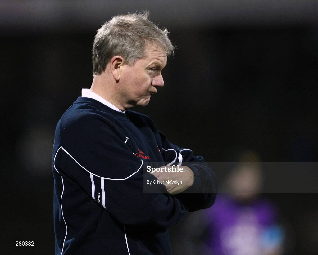 26 January 2008; A dejected Derry manager Paddy Crozier near the end of the game . Dr. McKenna Cup Final, Derry v Down, Casement Park, Belfast, Co. Antrim. Picture credit: Oliver McVeigh / SPORTSFILE