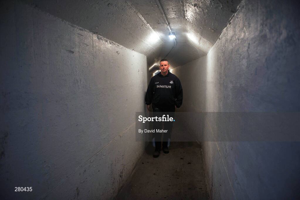 27 January 2008; Dublin manager Paul Caffrey walks down the tunnel before the start of the game. O'Byrne cup semi-final replay, Carlow v Dublin, Dr. Cullen Park, Carlow. Picture credit: David Maher / SPORTSFILE