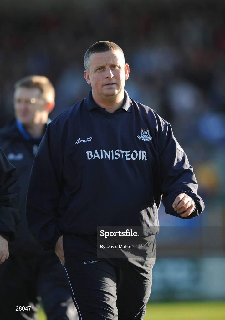 27 January 2008; Paul Caffrey, Dublin manager, during the game. O'Byrne cup semi-final replay, Carlow v Dublin, Dr. Cullen Park, Carlow. Picture credit: David Maher / SPORTSFILE