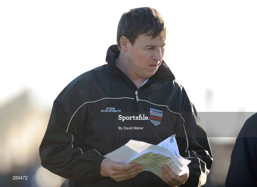 27 January 2008; Paul Bealin, Carlow manager, during the game. O'Byrne cup semi-final replay, Carlow v Dublin, Dr. Cullen Park, Carlow. Picture credit: David Maher / SPORTSFILE