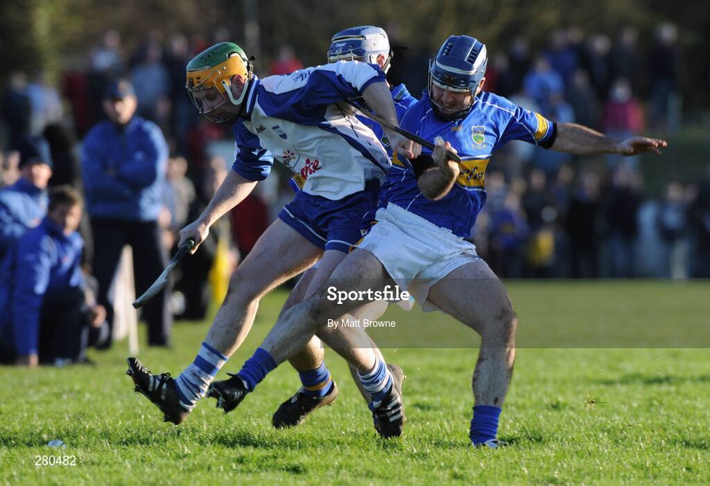 27 January 2008; Aidan Kearney, Waterford, in action against Eoin Kelly, Tipperary. Waterford Crystal Cup Final, Tipperary v Waterford, JK Brackens GAA Club, Templemore, Co. Tipperary. Picture credit; Matt Browne / SPORTSFILE