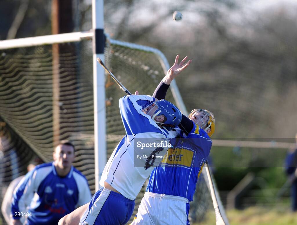 27 January 2008; Lar Corbett, Tipperary, in action against Declan Prendergast, Waterford. Waterford Crystal Cup Final, Tipperary v Waterford, JK Brackens GAA Club, Templemore, Co. Tipperary. Picture credit; Matt Browne / SPORTSFILE