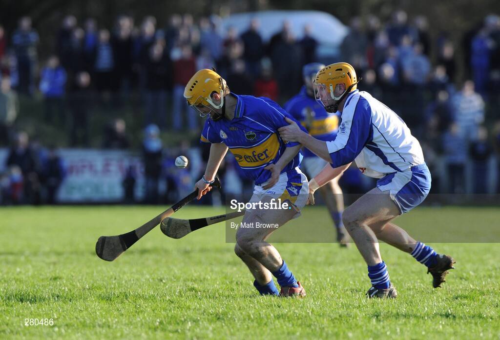 27 January 2008; Pa Bourke, Tipperary, in action against Eoin Murphy, Waterford. Waterford Crystal Cup Final, Tipperary v Waterford, JK Brackens GAA Club, Templemore, Co. Tipperary. Picture credit; Matt Browne / SPORTSFILE