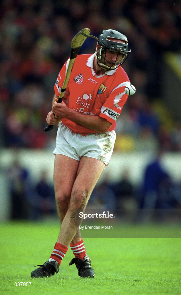 2 April 2000; Brian Corcoran of Cork during the Church & General National Hurling League Division 1B match between Cork and Tipperary at Páirc U’ Chaoimh in Cork. Photo by Brendan Moran/Sportsfile