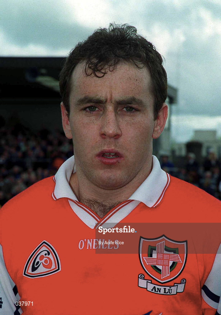 23 April 2000; Brian Philips of Louth prior to the Church & General National Football League Division 2 Semi-Final match between Louth and Laois at Cusack Park in Mullingar, Westmeath. Photo by Aoife Rice/Sportsfile