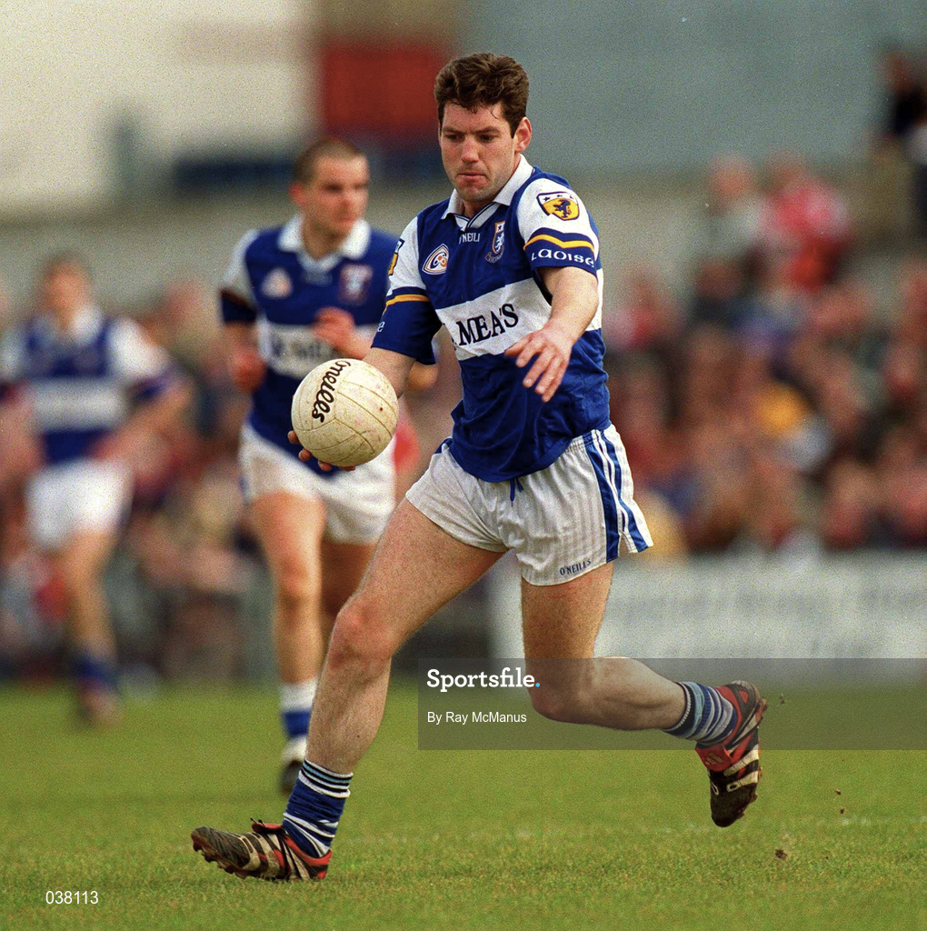 23 April 2000; David Sweeney of Laois during the Church & General National Football League Division 2 Semi-Final match between Louth and Laois at Cusack Park in Mullingar, Westmeath. Photo by Ray McManus/Sportsfile