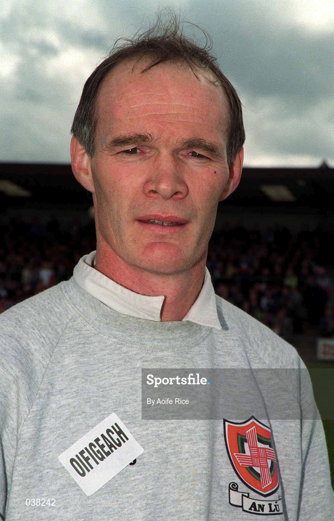 23 April 2000; Louth assistant manager Eugene Judge prior to the Church & General National Football League Division 2 Semi-Final match between Louth and Laois at Cusack Park in Mullingar, Westmeath. Photo by Aoife Rice/Sportsfile