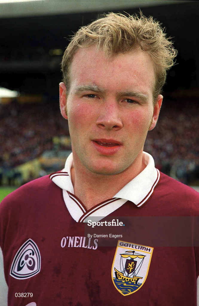 30 April 2000; Finbar Gantley of Galway prior to the Church & General National Hurling League Division 1 Semi-Final match between Galway and Waterford at Semple Stadium in Thurles, Tipperary. Photo by Damien Eagers/Sportsfile