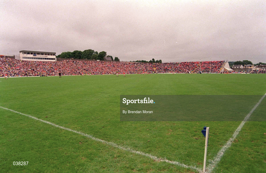 5 July 1998; A general view of the pitch and stadium during the Bank of Ireland Munster Senior Football Championship Semi-Final match between Kerry and Cork at Fitzgerald Stadium in Killarney, Kerry. Photo by Brendan Moran/Sportsfile