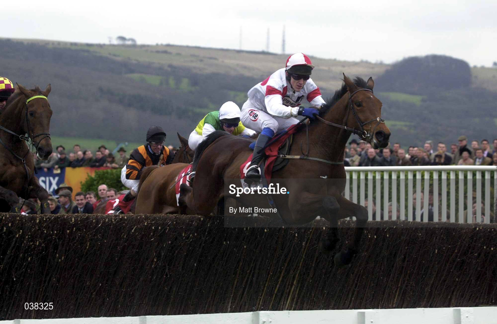 16 March 2000; Gloria Victis, with AP McCoy up, on during the Tote Cheltenham Gold Cup Chase on Day Three of the Cheltenham Racing Festival at Prestbury Park in Cheltenham, England. Photo by Matt Browne/Sportsfile