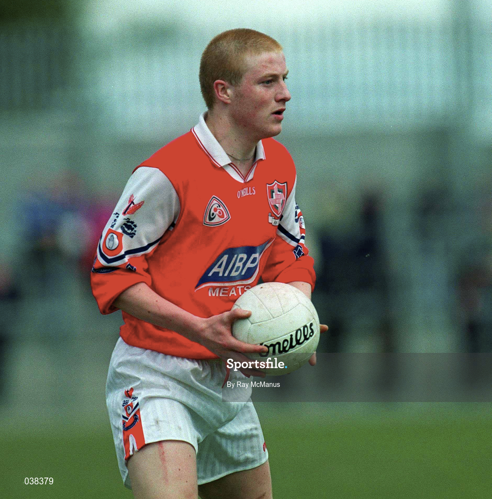 23 April 2000; JP Rooney of Louth during the Church & General National Football League Division 2 Semi-Final match between Louth and Laois at Cusack Park in Mullingar, Westmeath. Photo by Ray McManus/Sportsfile