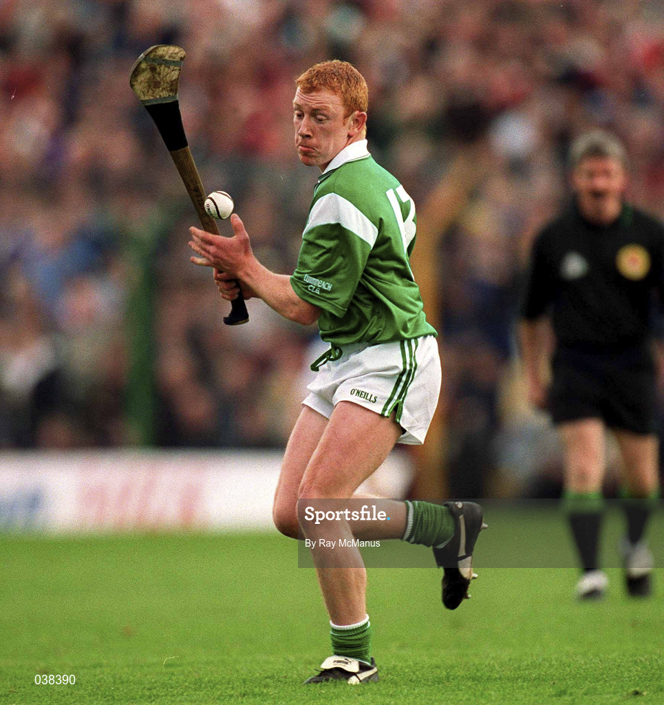 30 April 2000; James Butler of Limerick during the Church & General National Hurling League Division 1 Semi-Final match between Tipperary and Limerick at Semple Stadium in Thurles, Tipperary. Photo by Ray McManus/Sportsfile
