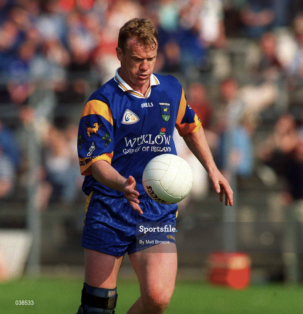 7 May 2000; Kevin O'Brien of Wicklow during the Bank of Ireland Leinster Senior Football Championship Group Stage Round 1 match between Wicklow and Carlow at the Aughrim County Ground in Aughrim, Wicklow. Photo by Matt Browne/Sportsfile
