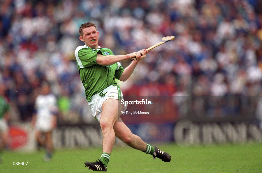 30 May 1999; Mark Foley of Limerick during the Guinness Munster Senior Hurling Championship Quarter-Final match between Limerick and Waterford at Páirc U’  Chaoimh in Cork. Photo by Ray McManus/Sportsfile