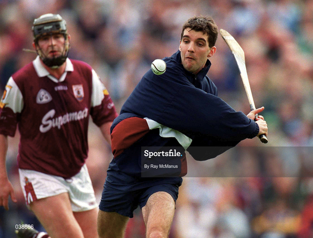 30 April 2000; Michael Crimmons of Galway during the Church & General National Hurling League Division 1 Semi-Final match between Galway and Waterford at Semple Stadium in Thurles, Tipperary. Photo by Ray McManus/Sportsfile