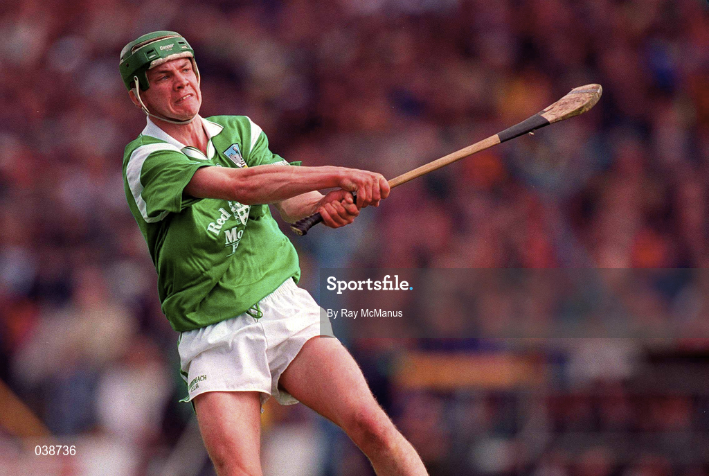 30 April 2000; Mike O'Brien of Limerick during the Church & General National Hurling League Division 1 Semi-Final match between Tipperary and Limerick at Semple Stadium in Thurles, Tipperary. Photo by Ray McManus/Sportsfile